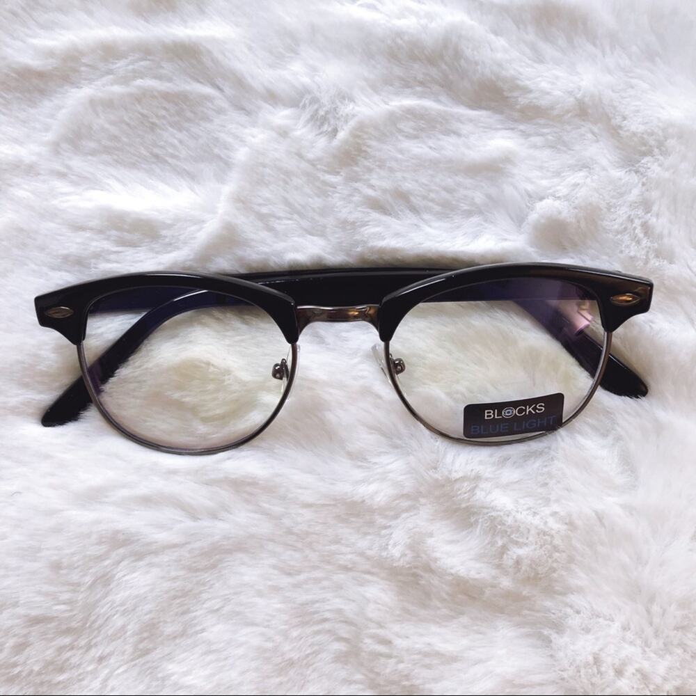 Vicky Black Blue Light Computer Glasses